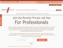 Tablet Screenshot of logisticscrossing.com